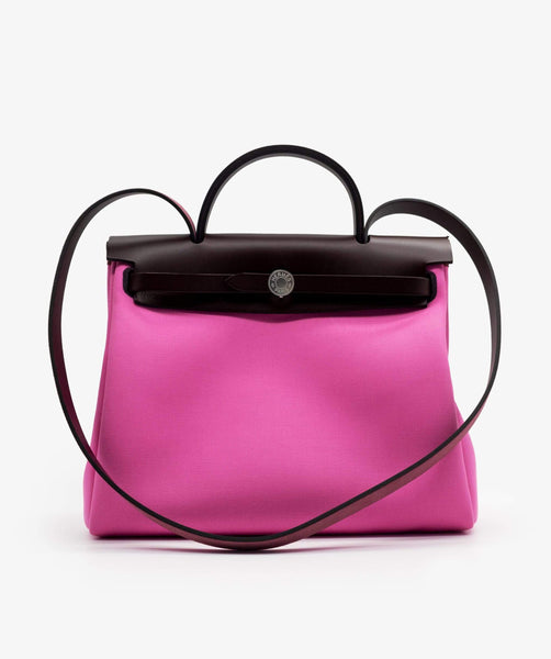 hermes herbag pink