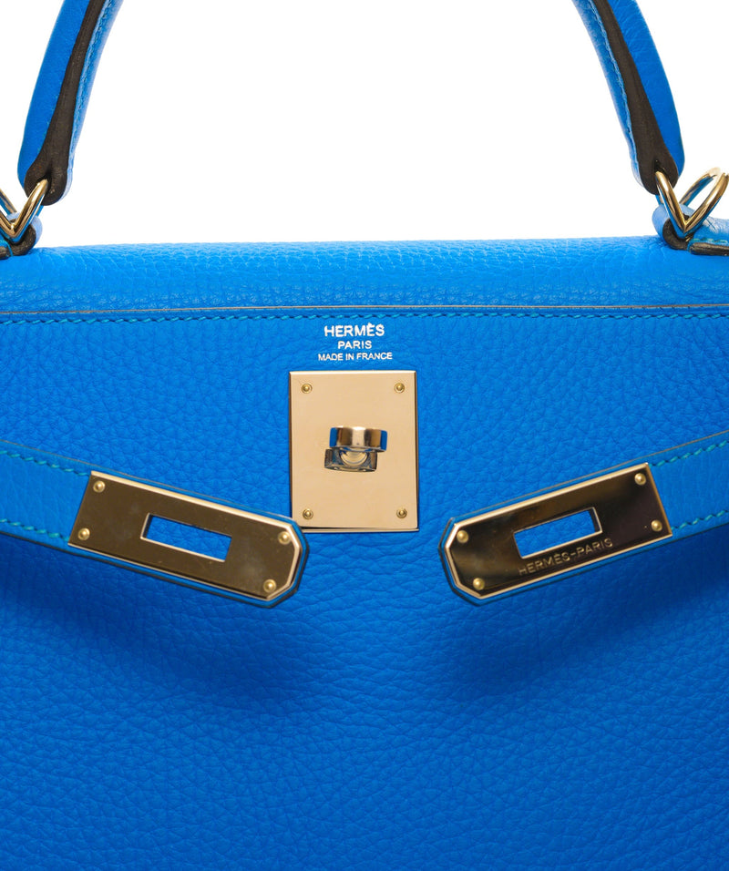 Hermès Birkin 40 Clemence Blue Hydra Bag