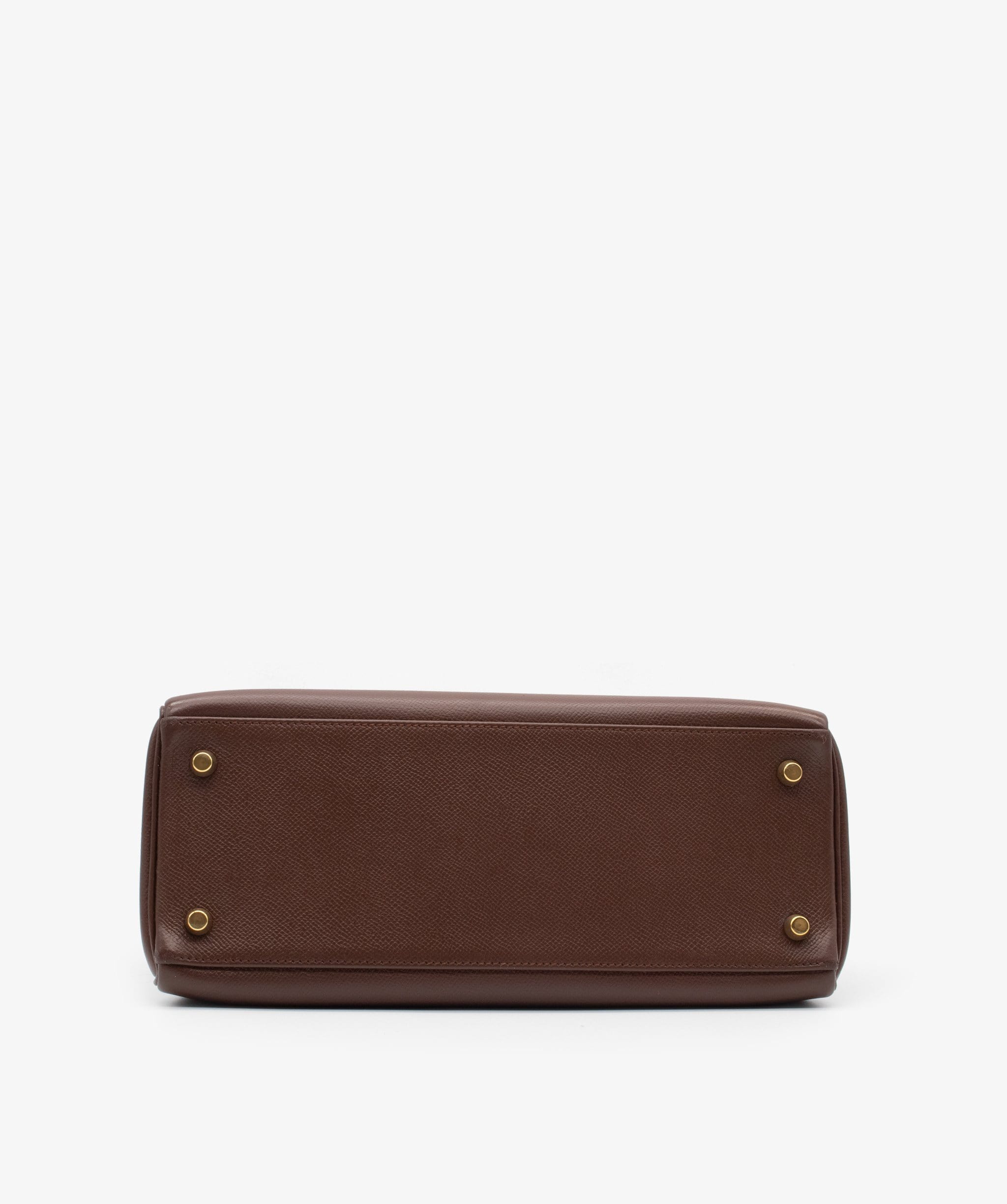 Hermès Hermes Kelly 28 GHW Brown Epsom