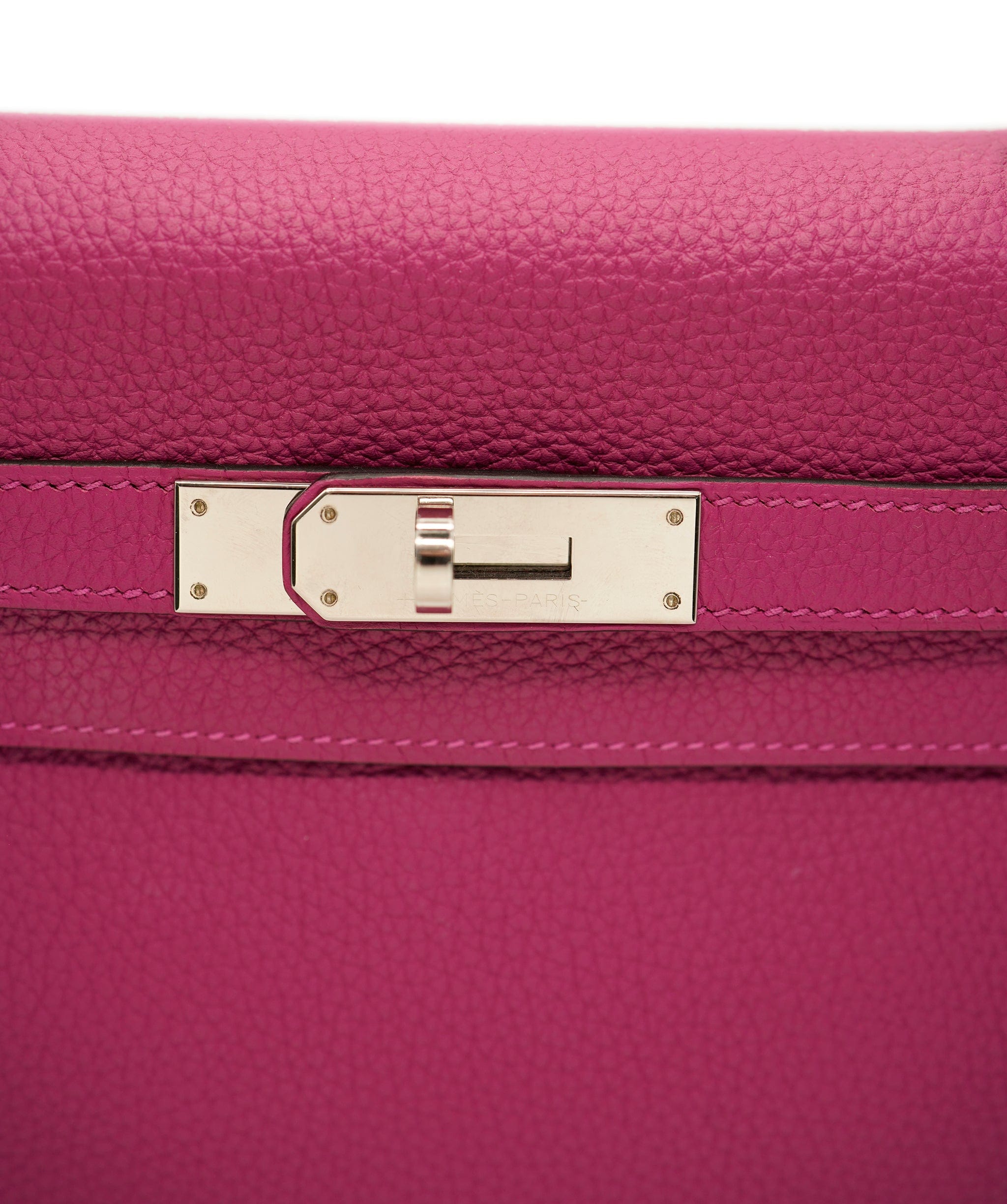 Hermès Hermes Kelly 28 Rose Pourpre Togo PHW #C SKL1476