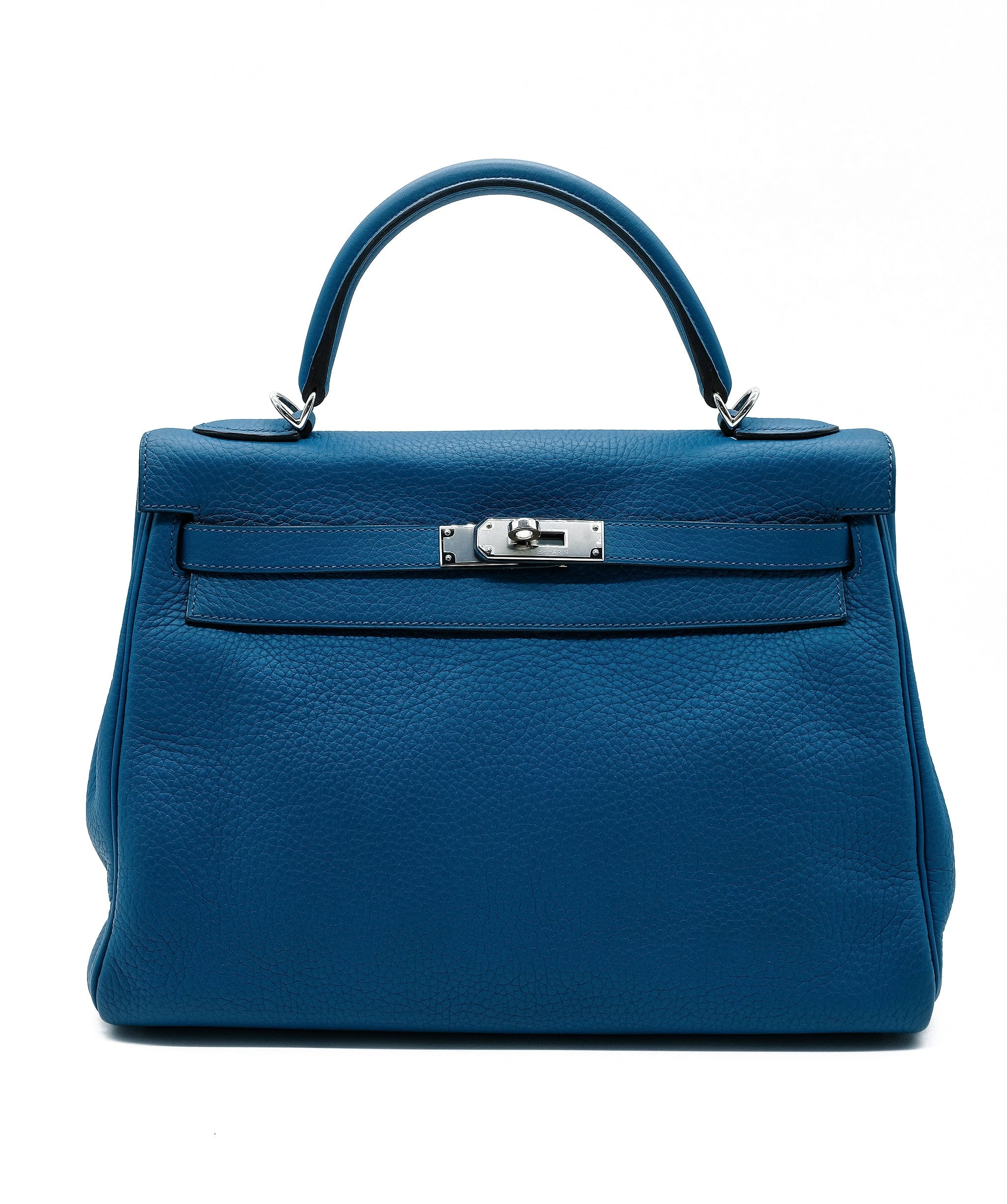 Hermès Hermes Kelly 32 2Way Aurillon Clemence Blue 90185198 RJL1919
