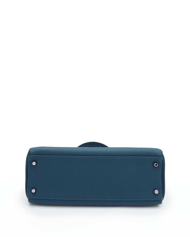 Hermès hermes kelly 32 Bag Blue Leather ref.770047 - Joli Closet