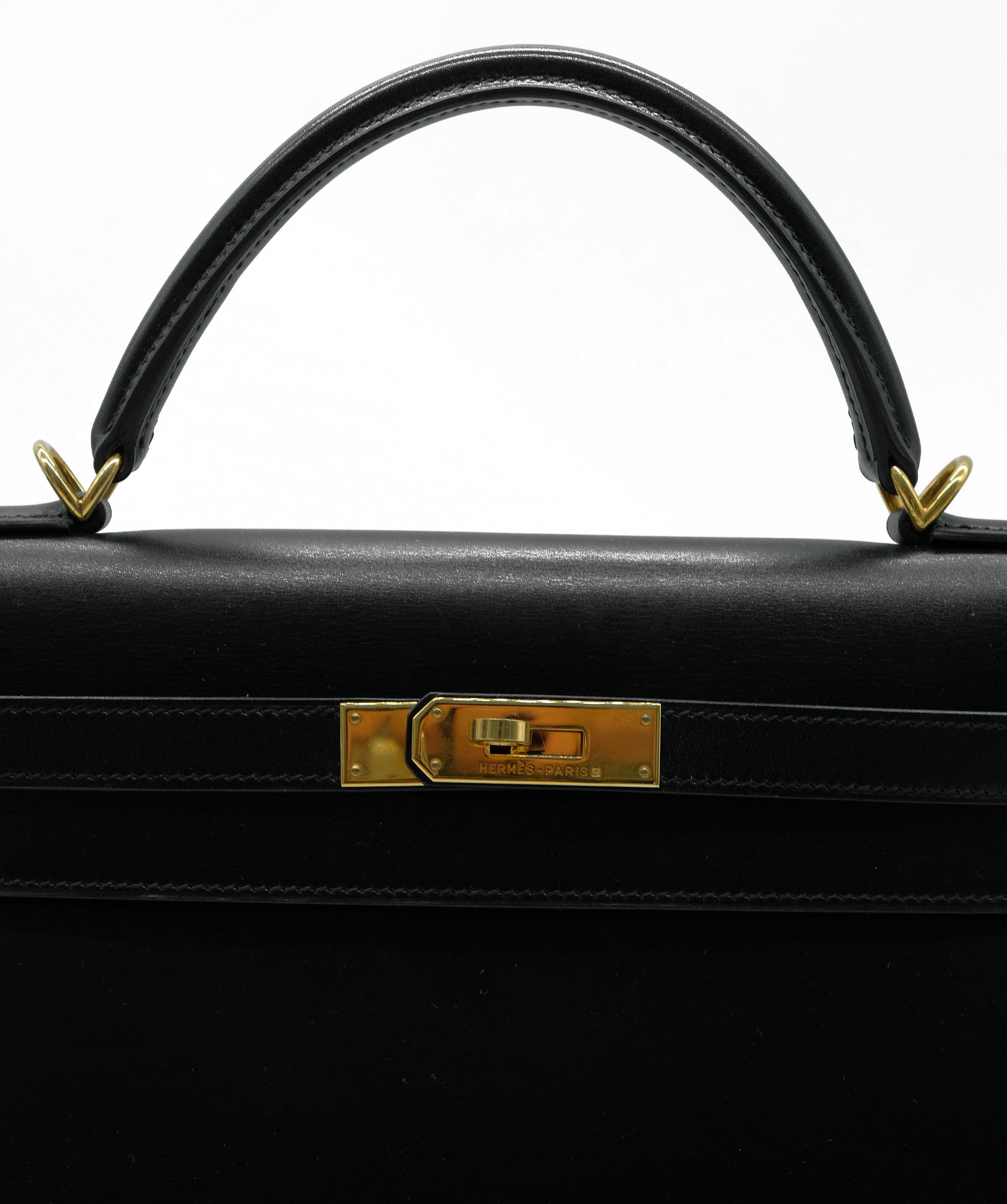 Hermès Hermes Kelly 32 Black Stamp D Square 90185699 RJL1911