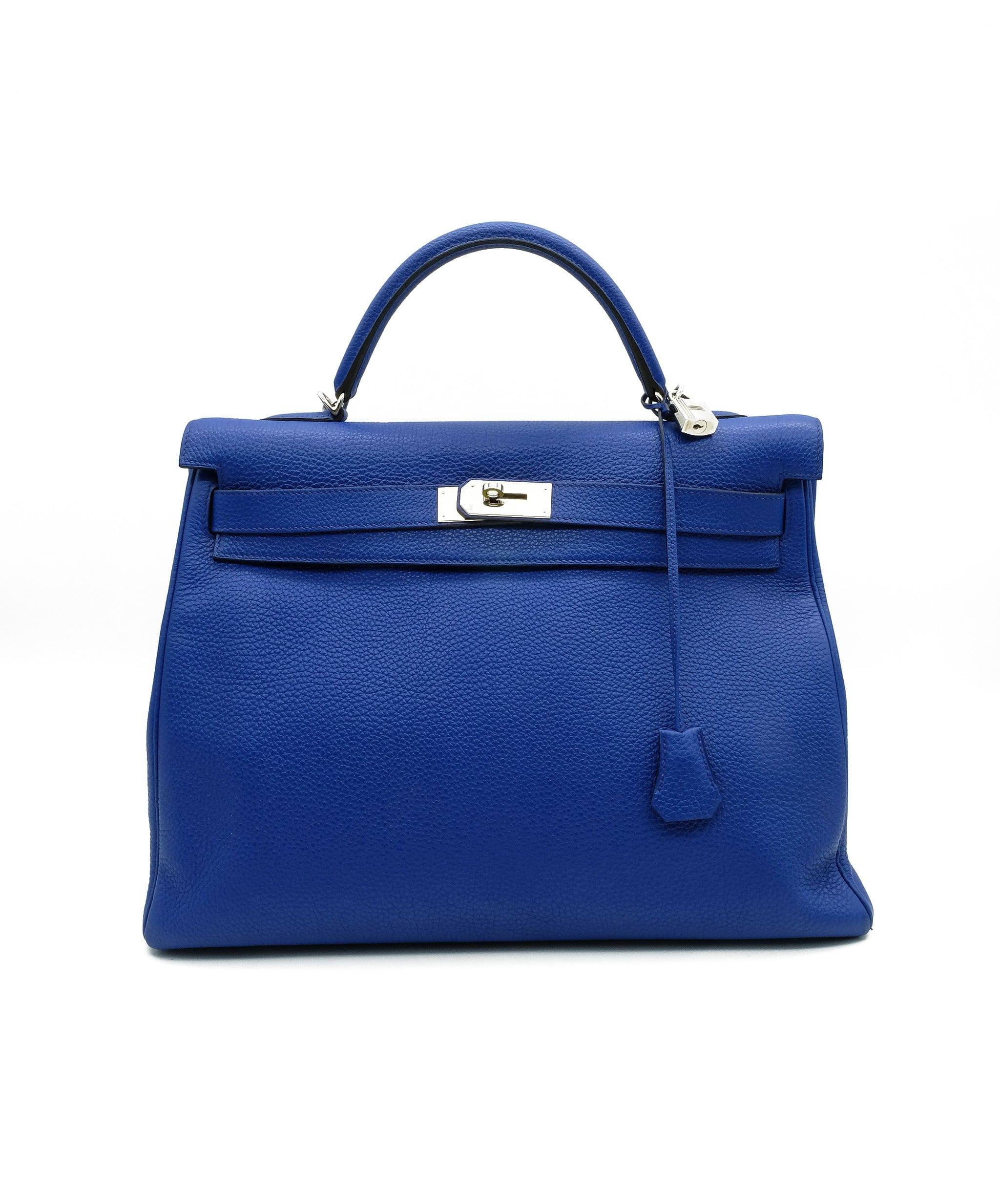 Hermès Hermes Kelly 40 Blue Electric PHW RJC1293