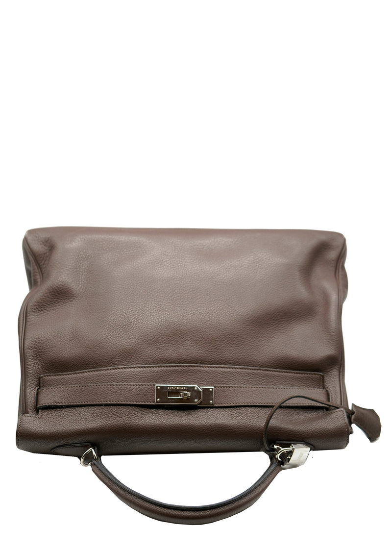 Hermes Kelly 40 Togo brown silver plate AWL4254 – LuxuryPromise