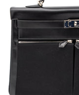 Hermès Hermes Kelly Laki 40 Box Scarf Black Handbag ASL3105