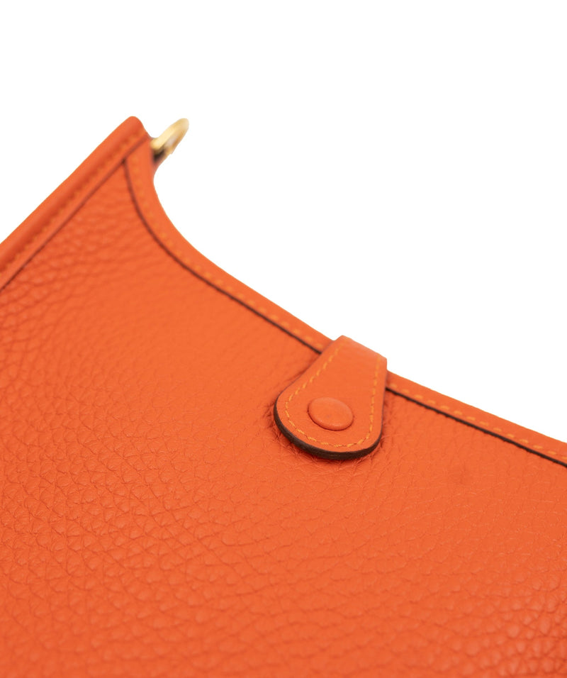 Hermès Evelyne Mini Bag TPM Classic Orange - Togo Leather