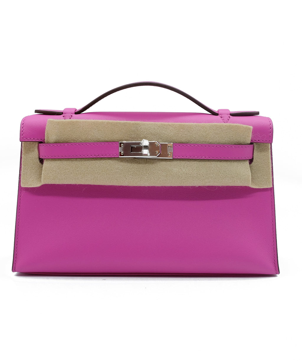 Hermes Kelly Pochette Coveted 5P Pink Holy Grail New – Mightychic