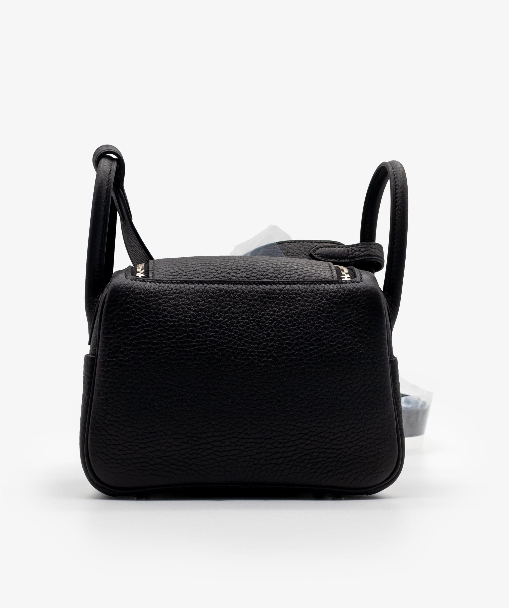 Hermès Hermes Mini Lindy Noir Clemence PHW RJL1014