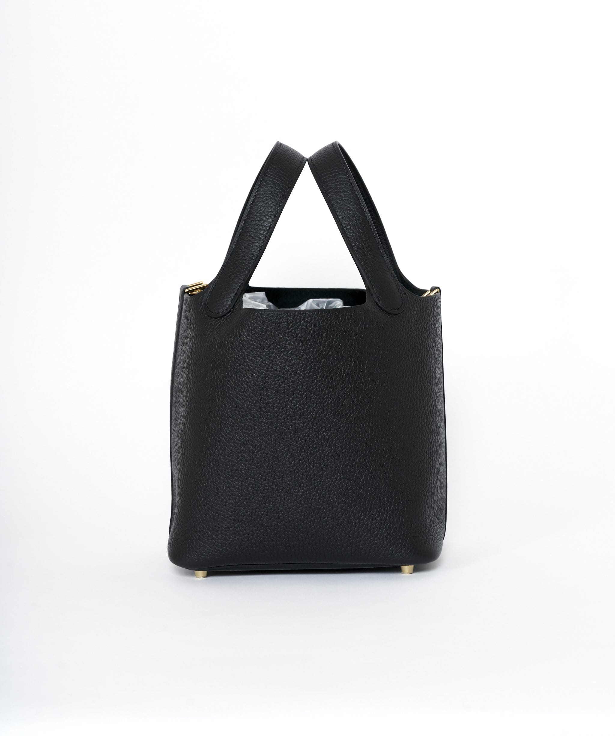 Hermès Hermes Picotin 18 Black clemence ghw