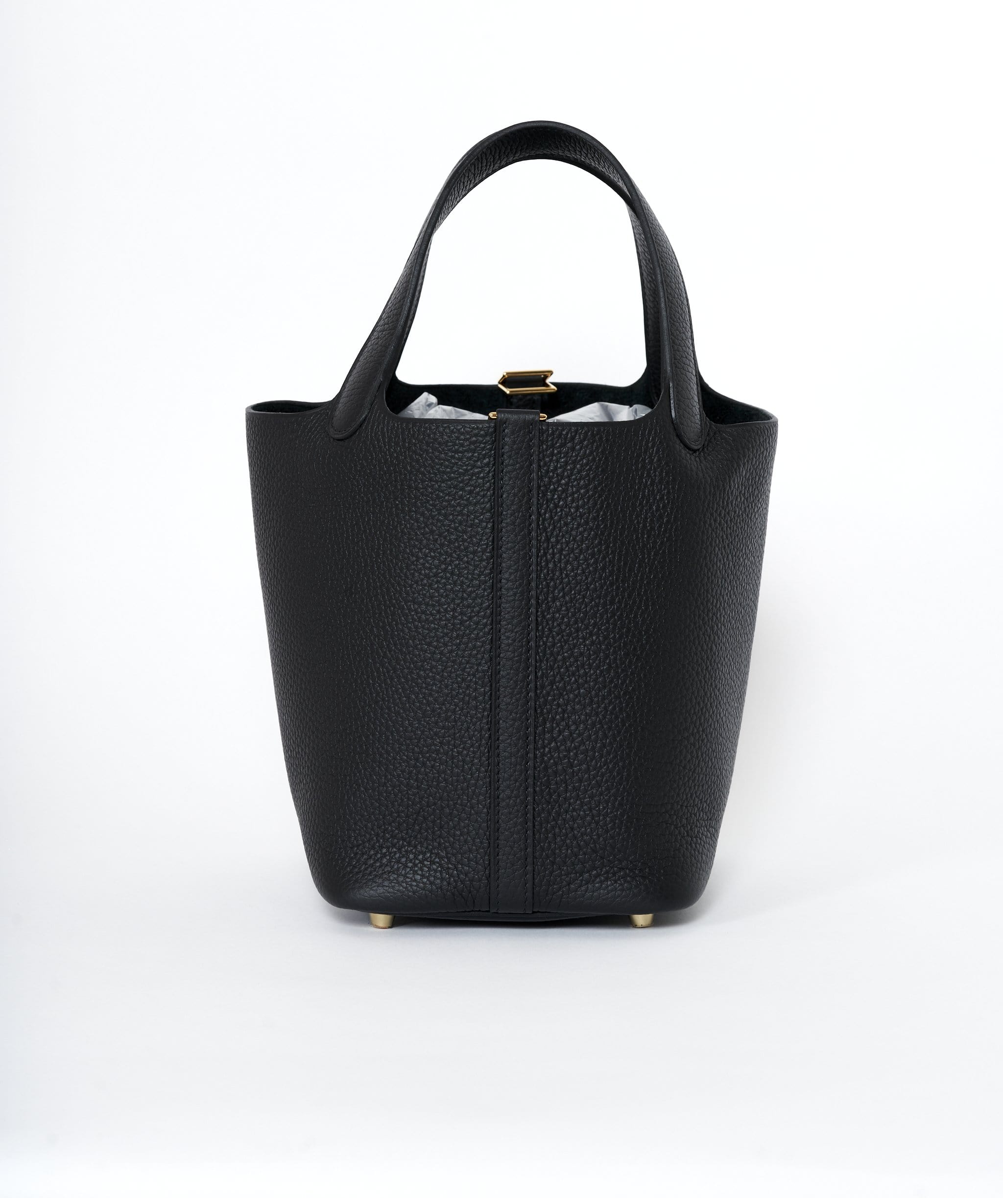 Hermès Hermes Picotin 18 Black clemence ghw