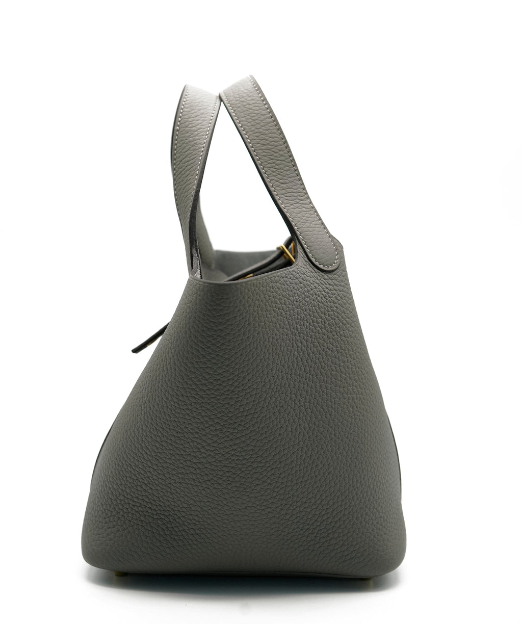 Hermes Picotin 18 in Gris Meyer ALC0228