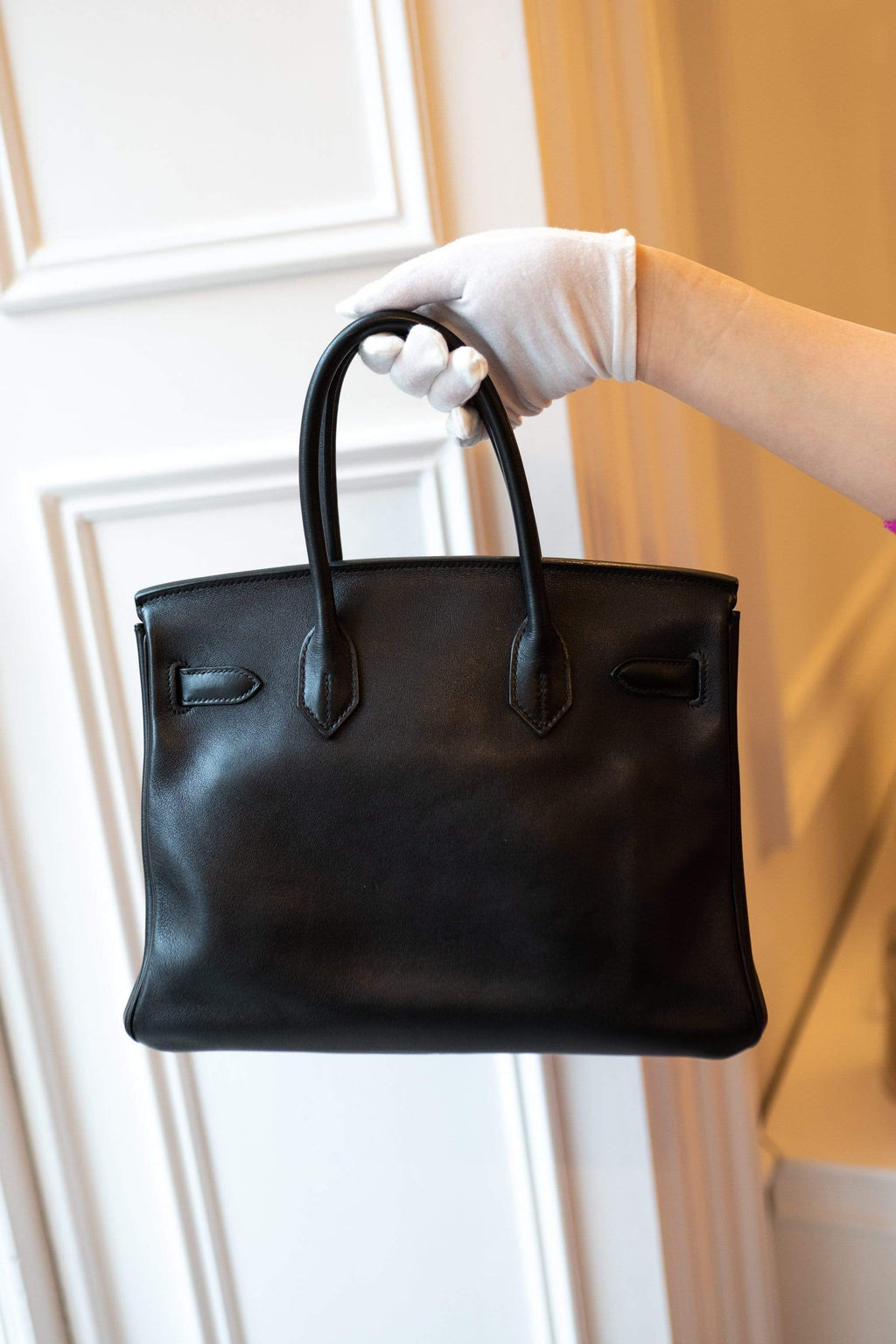 Hermes Colormatic Birkin 30 Black Swift Palladium Hardware-GE Part 1 –  Madison Avenue Couture