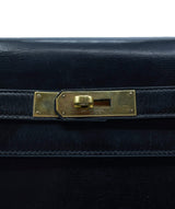 Hermès Hermès Vintage K32 Black Box-Calf with GHW and Strap - AWL1401