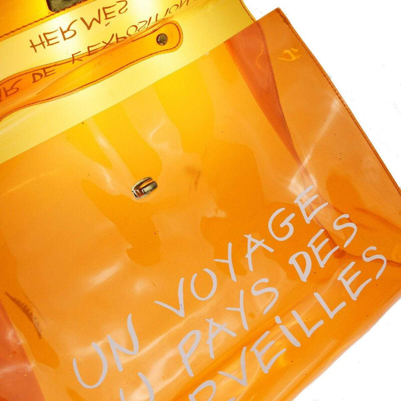 Hermès Hermes Vinyl Orange Kelly Bag