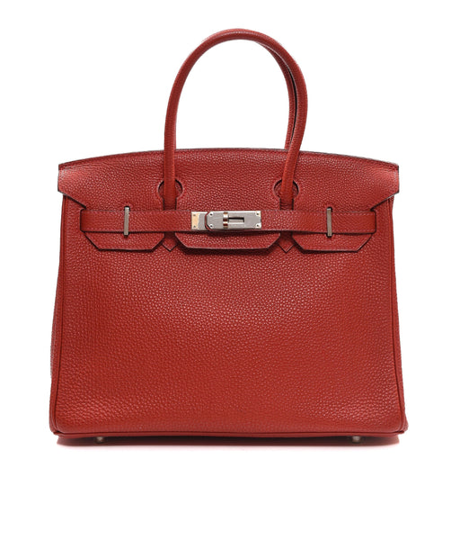 Preloved Birkin 30 Rouge Vif Ostrich PHW G Square Stamp ASC4282 –  LuxuryPromise