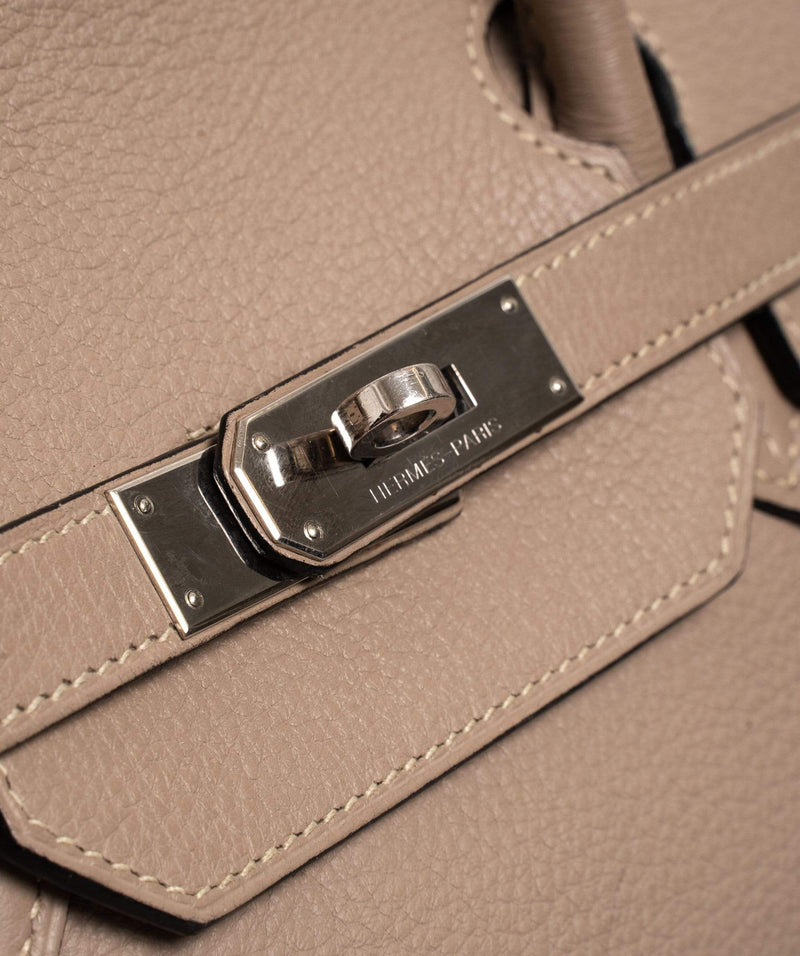 Sold at Auction: Hermès Birkin Bag RARE Sellier Style in color Gris Etain