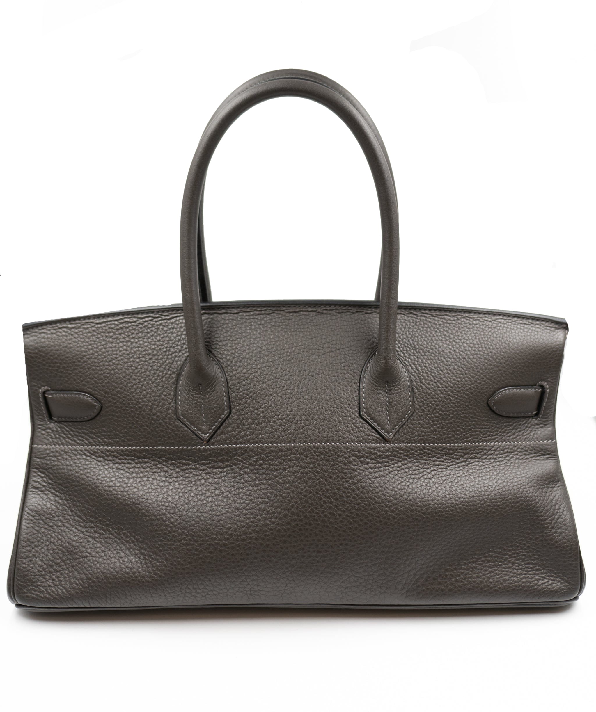 Hermès Shoulder Birkin in Graphite Clemence with PHW AVC1012