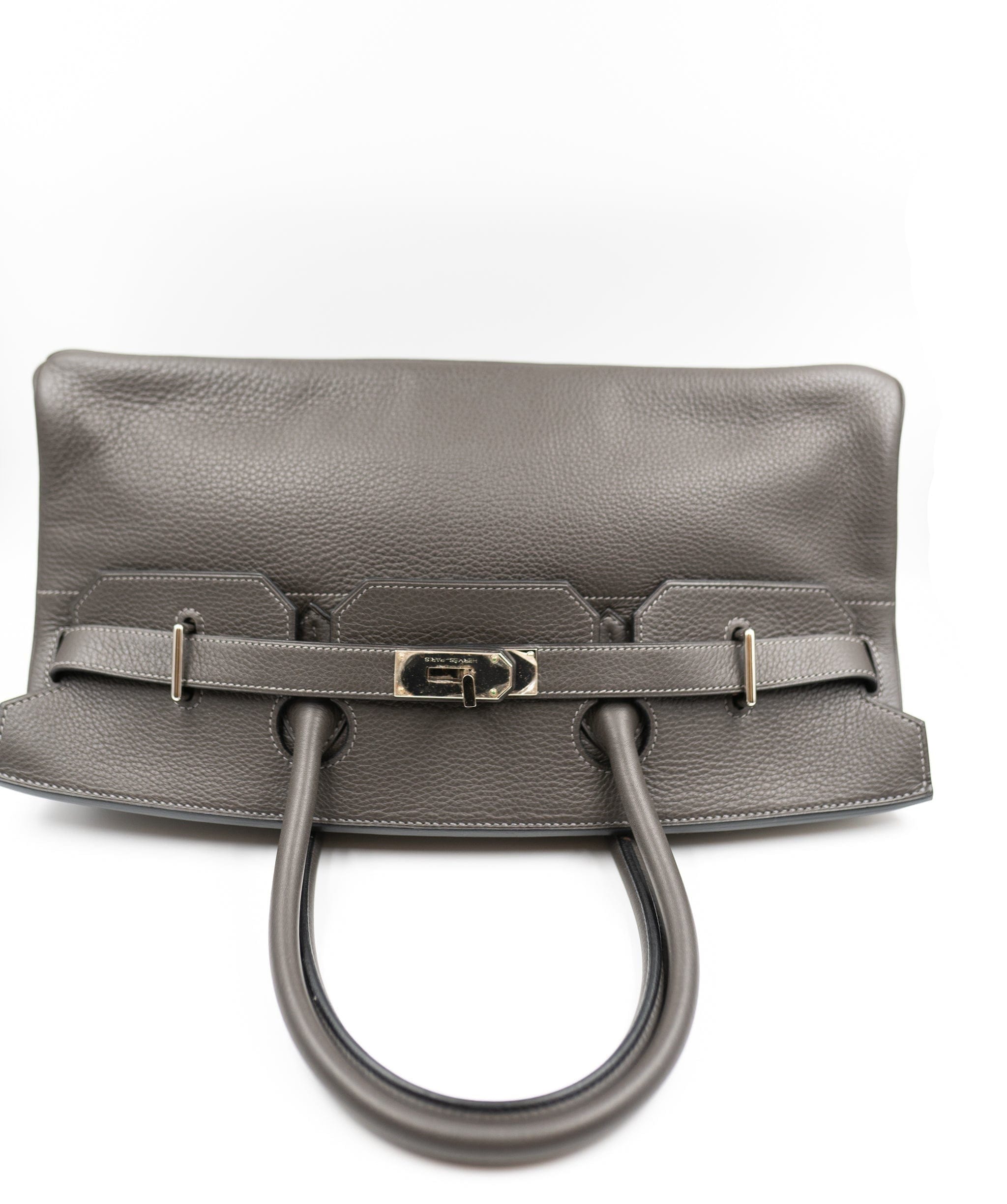 Hermès Shoulder Birkin in Graphite Clemence with PHW AVC1012