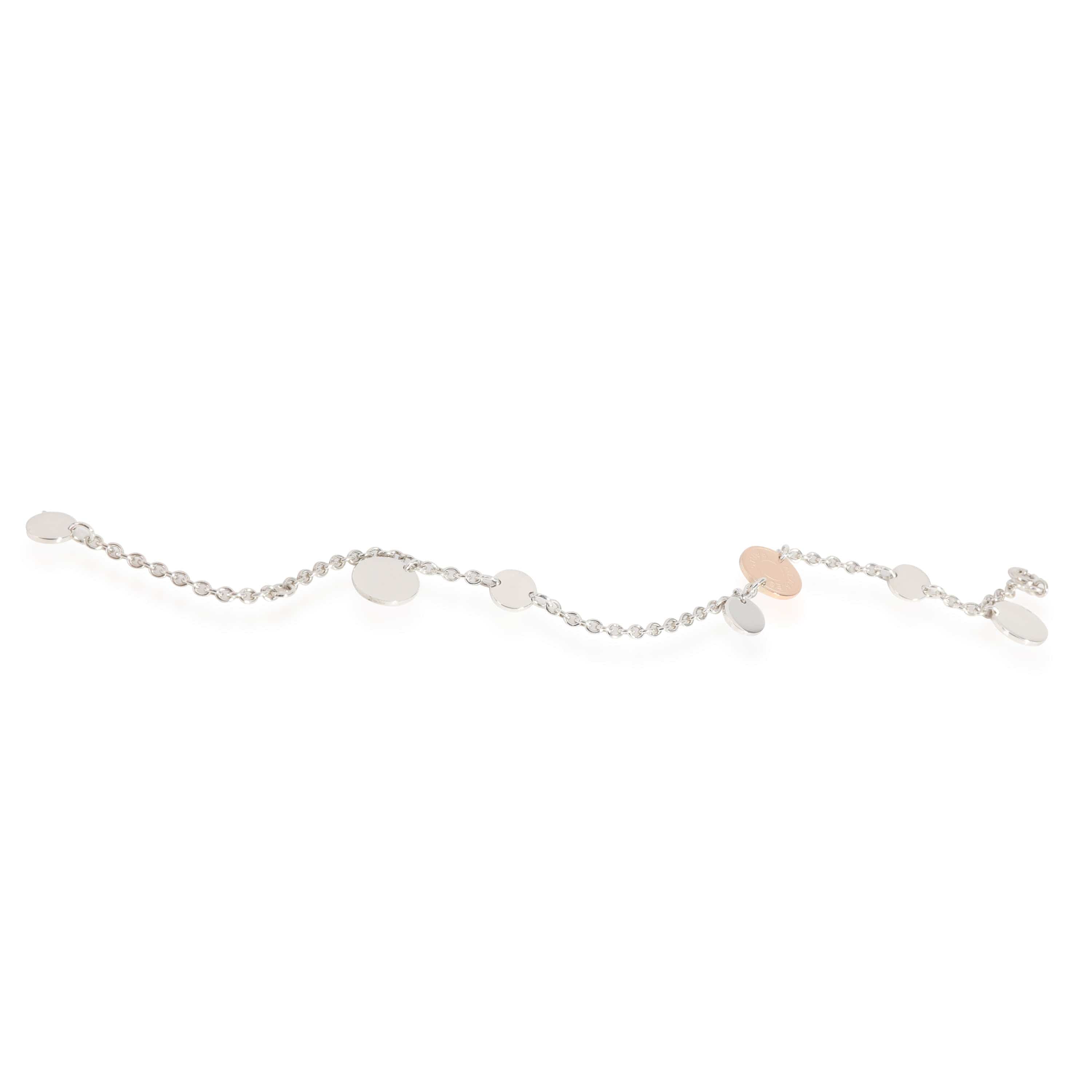 Hermès Hermès Confettis Bracelet in 18k Pink Gold/Sterling Silver