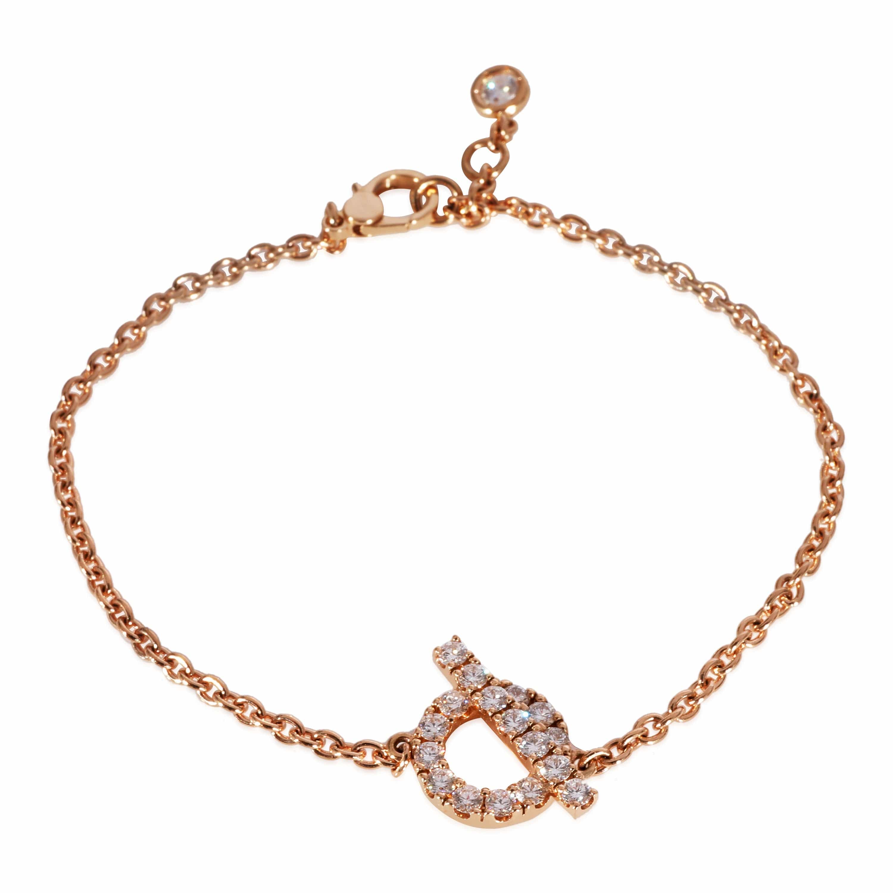 Hermès Hermès Finesse Diamond Bracelet in 18k Rose Gold 0.55 CTW