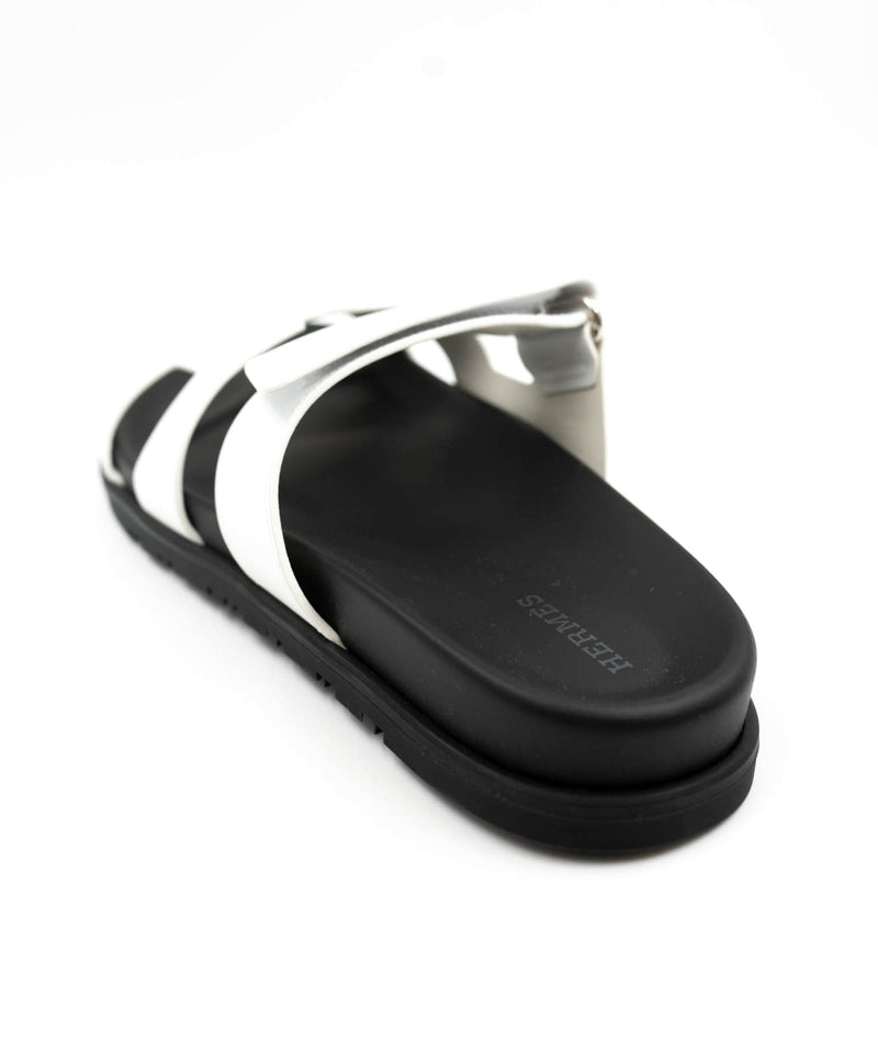 Hermès Chypre sandal in white size 39.5 AVC1014
