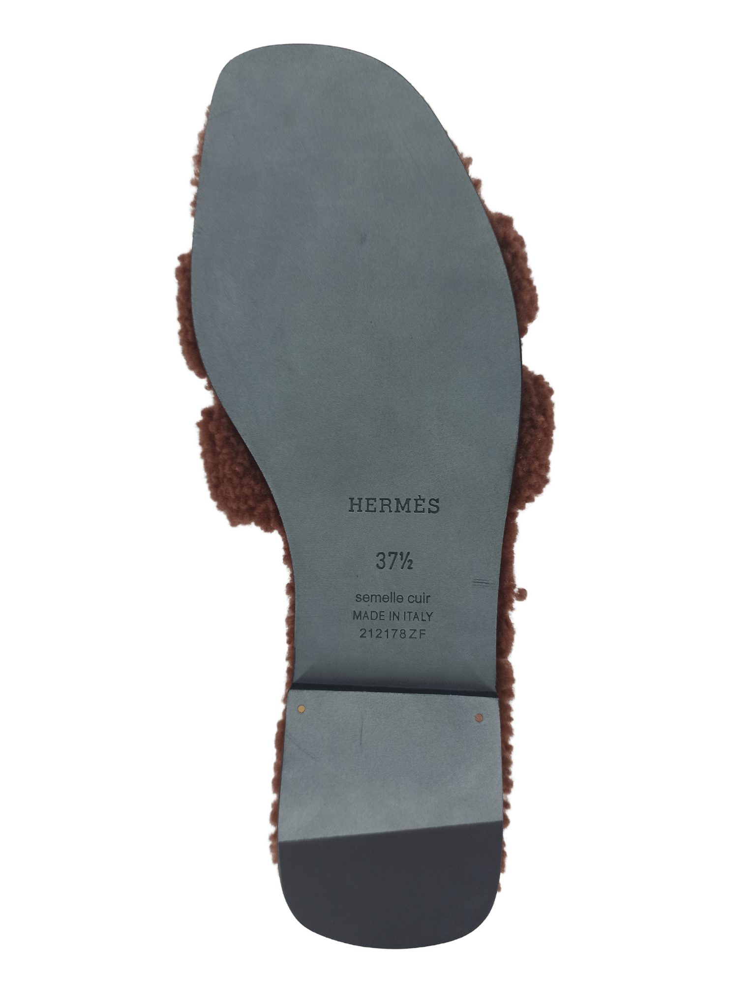 Hermès Hermes Fluffy Oran Sandals 37.5EU- RJC1204