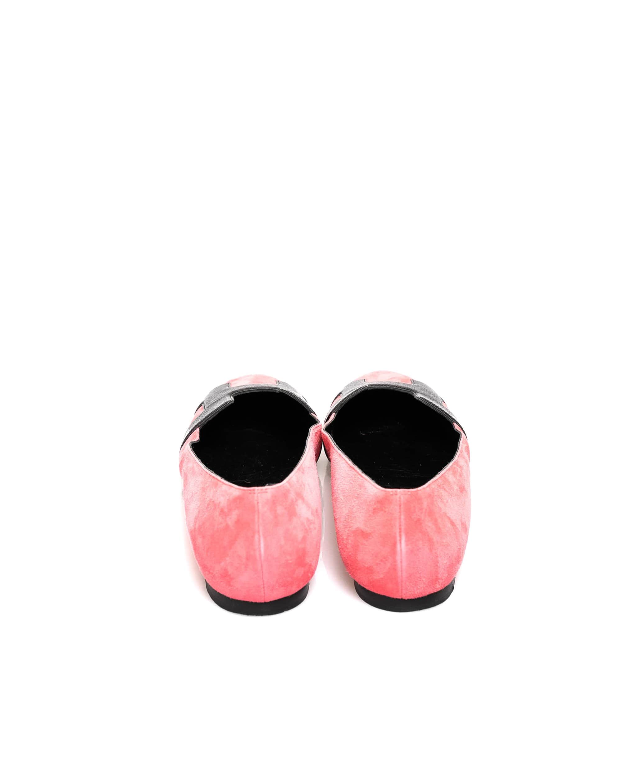 Hermès Hermes H Ballerina Pink Suede 39.5 NW2298