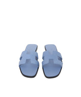 Hermès Hermès Oran Sandals Blue Bluette Size 38 - ASL1323
