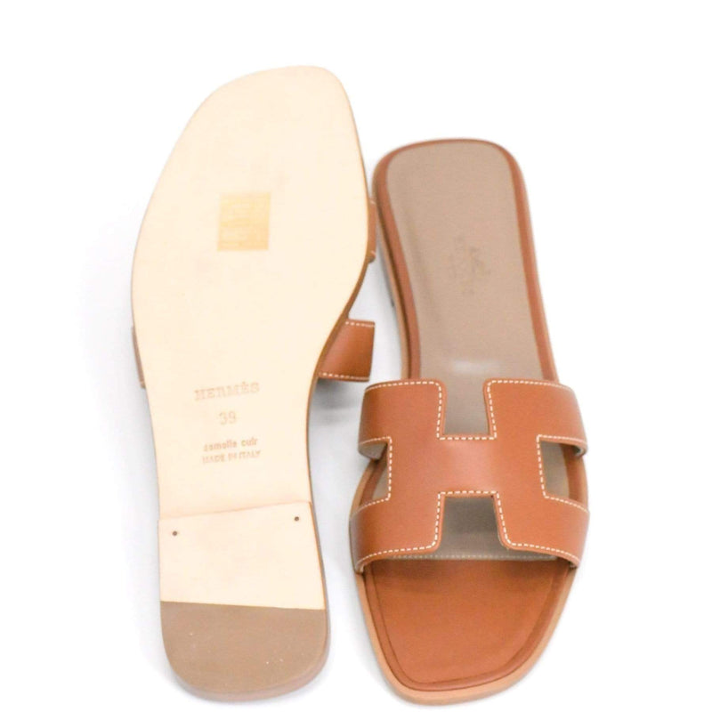 Hermès Hermés Oran Sandals - Gold Size 39