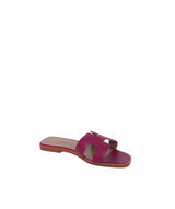Hermès Hermès Oran sandals purple color size 38 ASL1156