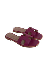 Hermès Hermès Oran sandals purple color size 38 ASL1156