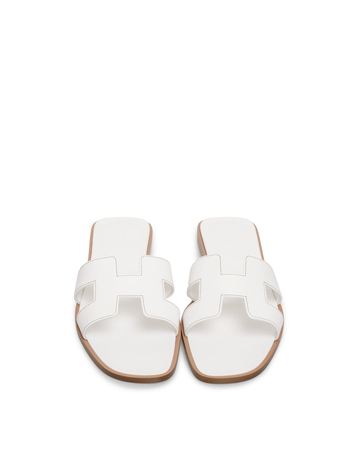 Hermès Hermes oran sandals White 39  - ASL1710