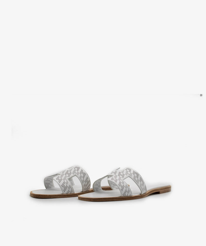 Hermes sales silver sandals