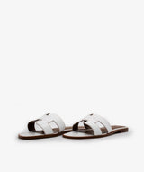 Hermès Hermes Oran Sandals White RJL1062