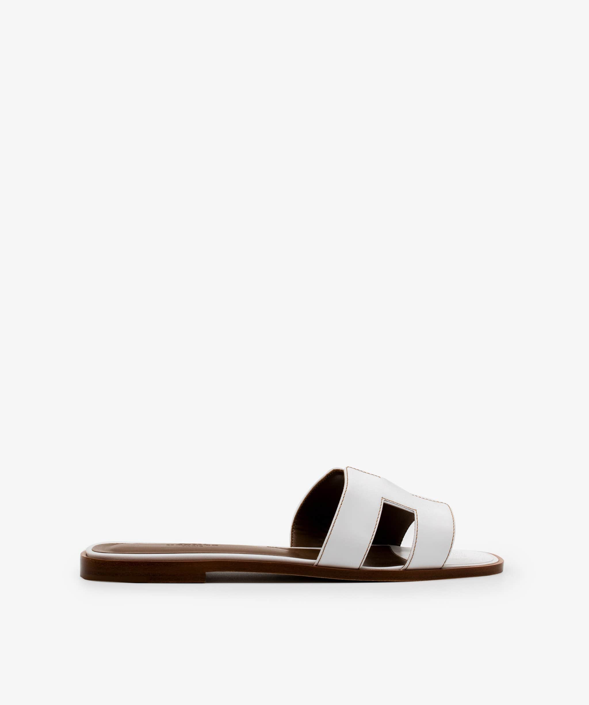 Hermès Hermes Oran Sandals White RJL1062