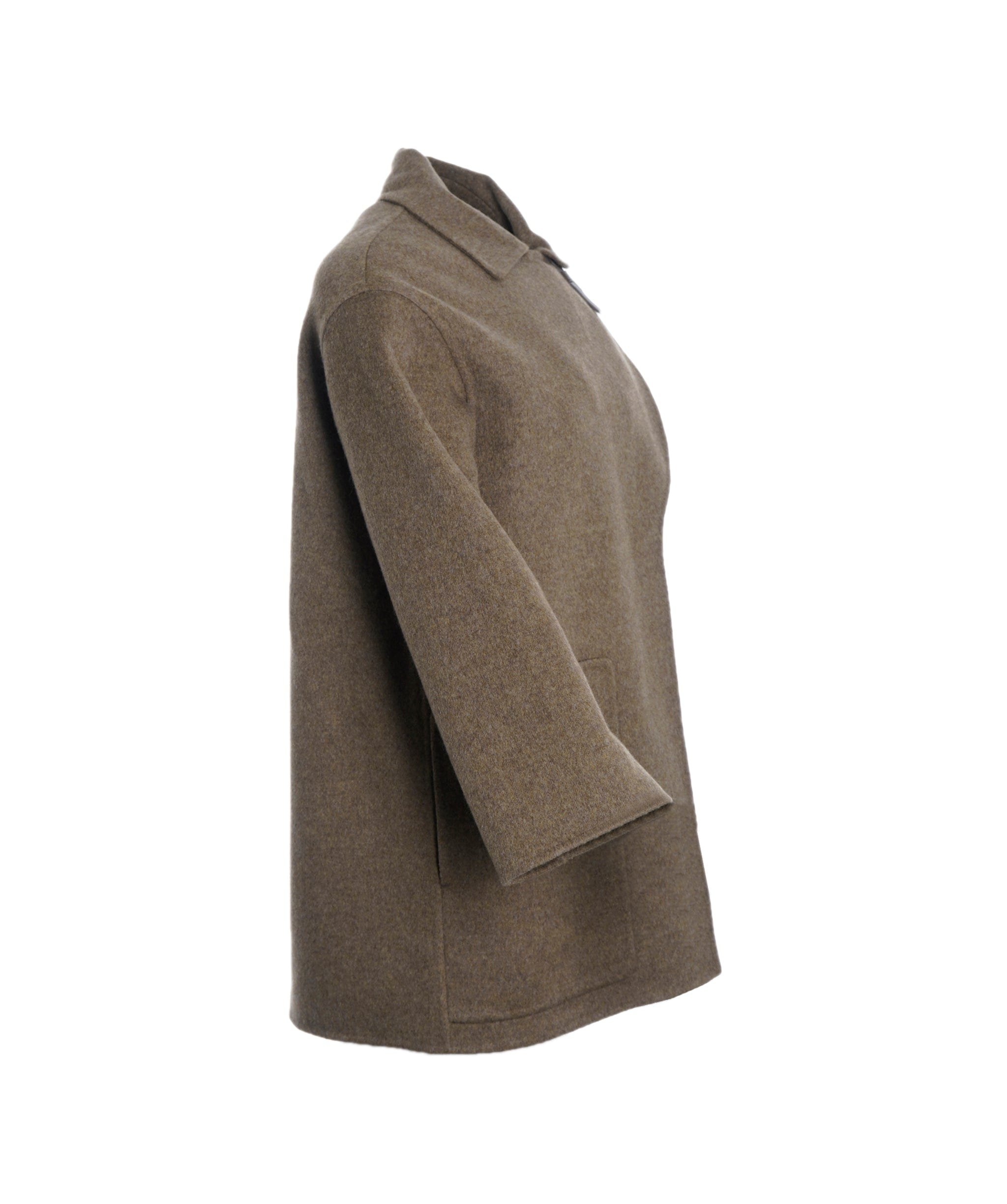 Hermès Hermes Vert Toundra Short Wrap Coat ALC0297