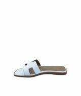 Hermès Hermes White Oran Sandals Size 38
