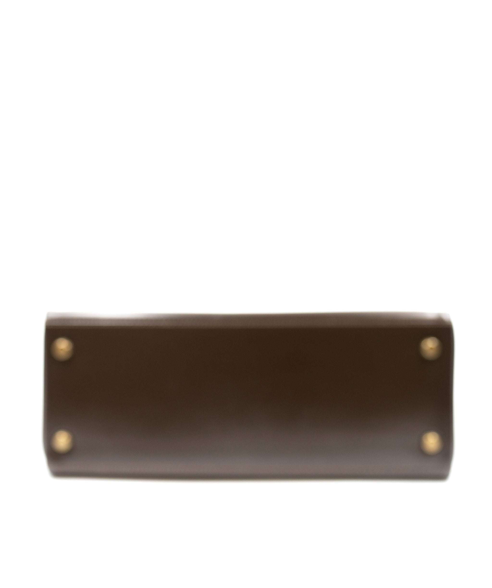 Hermès Hermès Kelly  28 Retourne chocolate Box Leather Bag AAT9197
