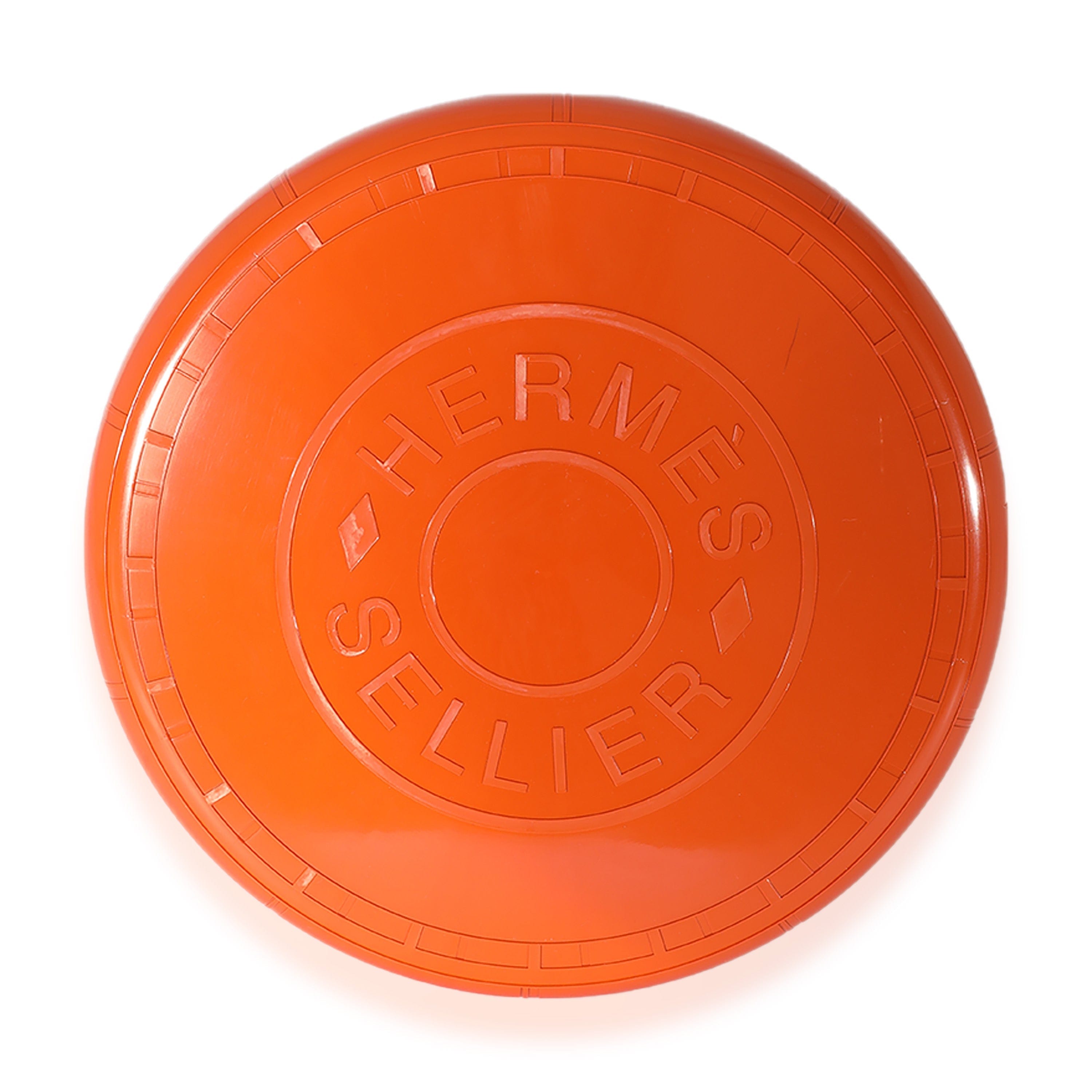 Hermès Hermès Orange Wouf Flying Disc