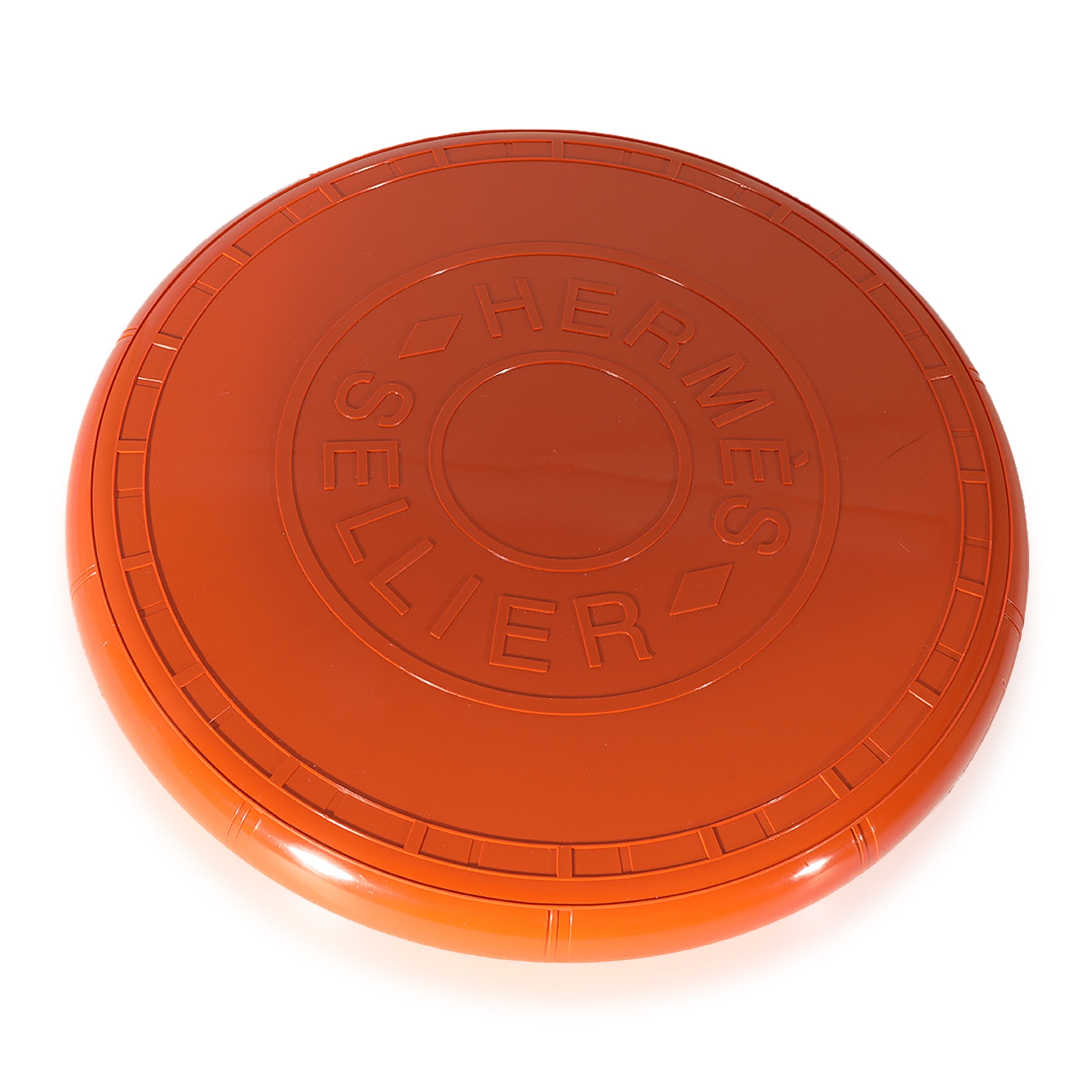 Hermès Hermès Orange Wouf Flying Disc