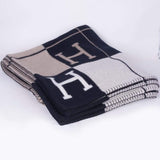 Hermès Hermes Avalon III Black, Beige, Grey Blanket
