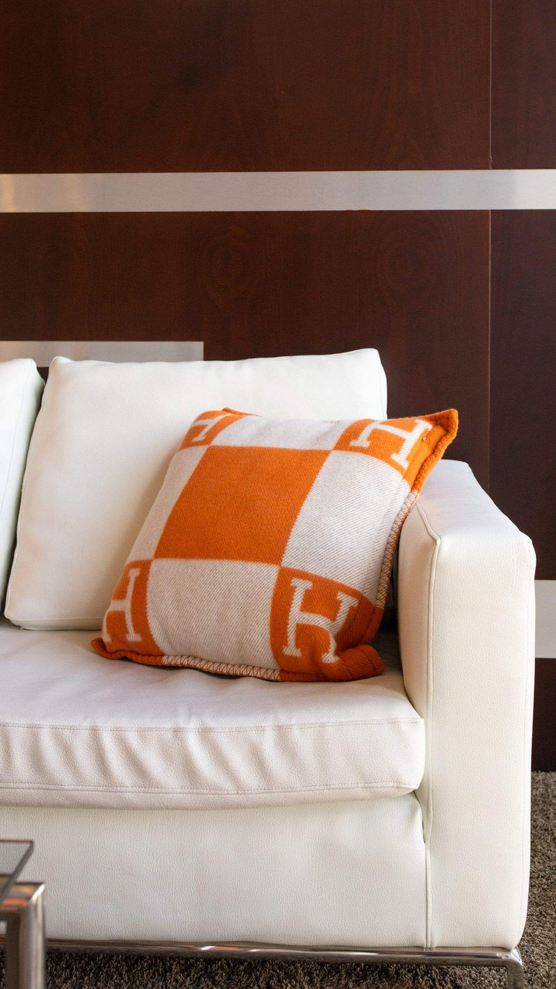 Hermès Hermès Avalon Orange Pillow - ASL1821