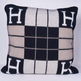 Hermès Hermès Avalon Pillow Black, Beige and Grey