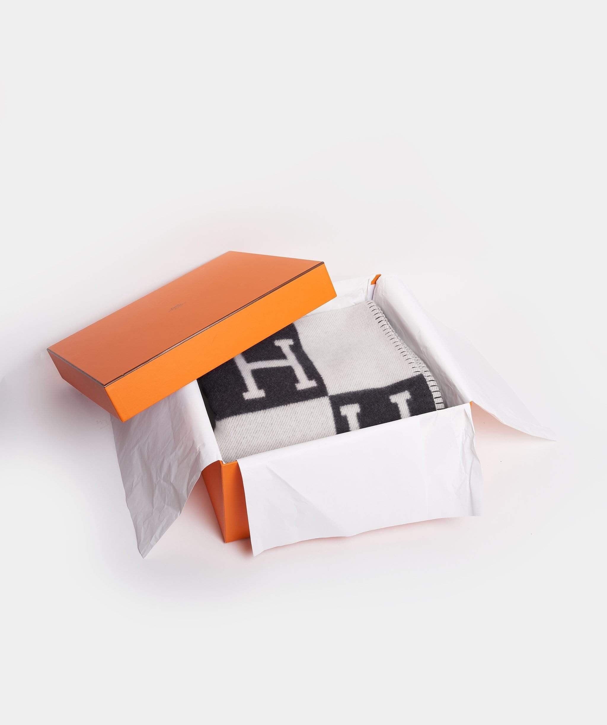 Hermès Hermes Cashmere Black Blanket