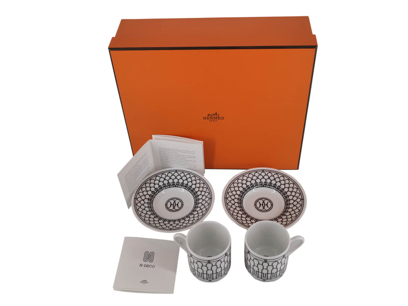 H Deco coffee cup and saucer