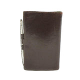 Hermès HERMES Leather Mini Notebook Cover Brown