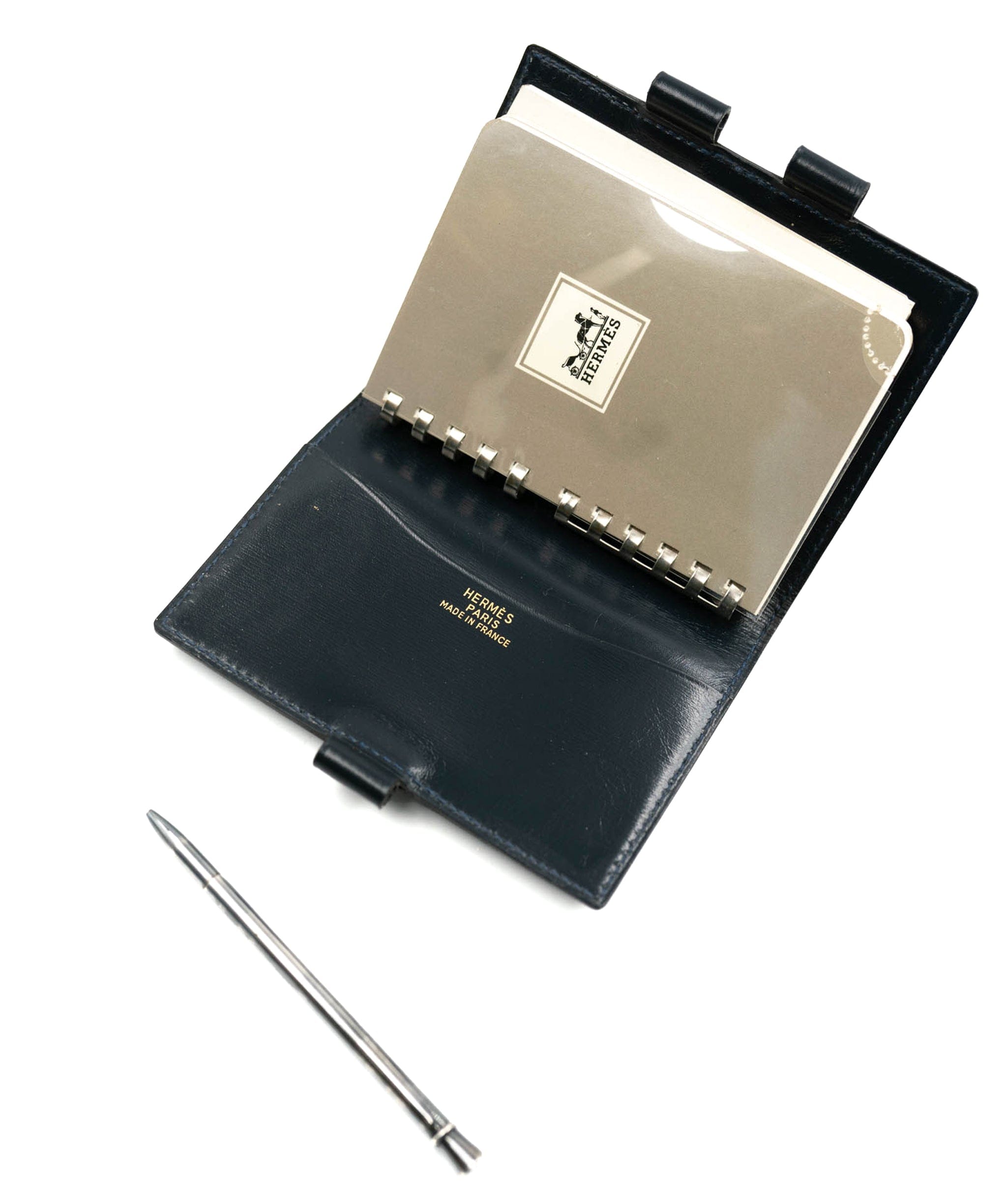 Hermès Hermès Mini Address Book Black Calf Leather - AWL3826