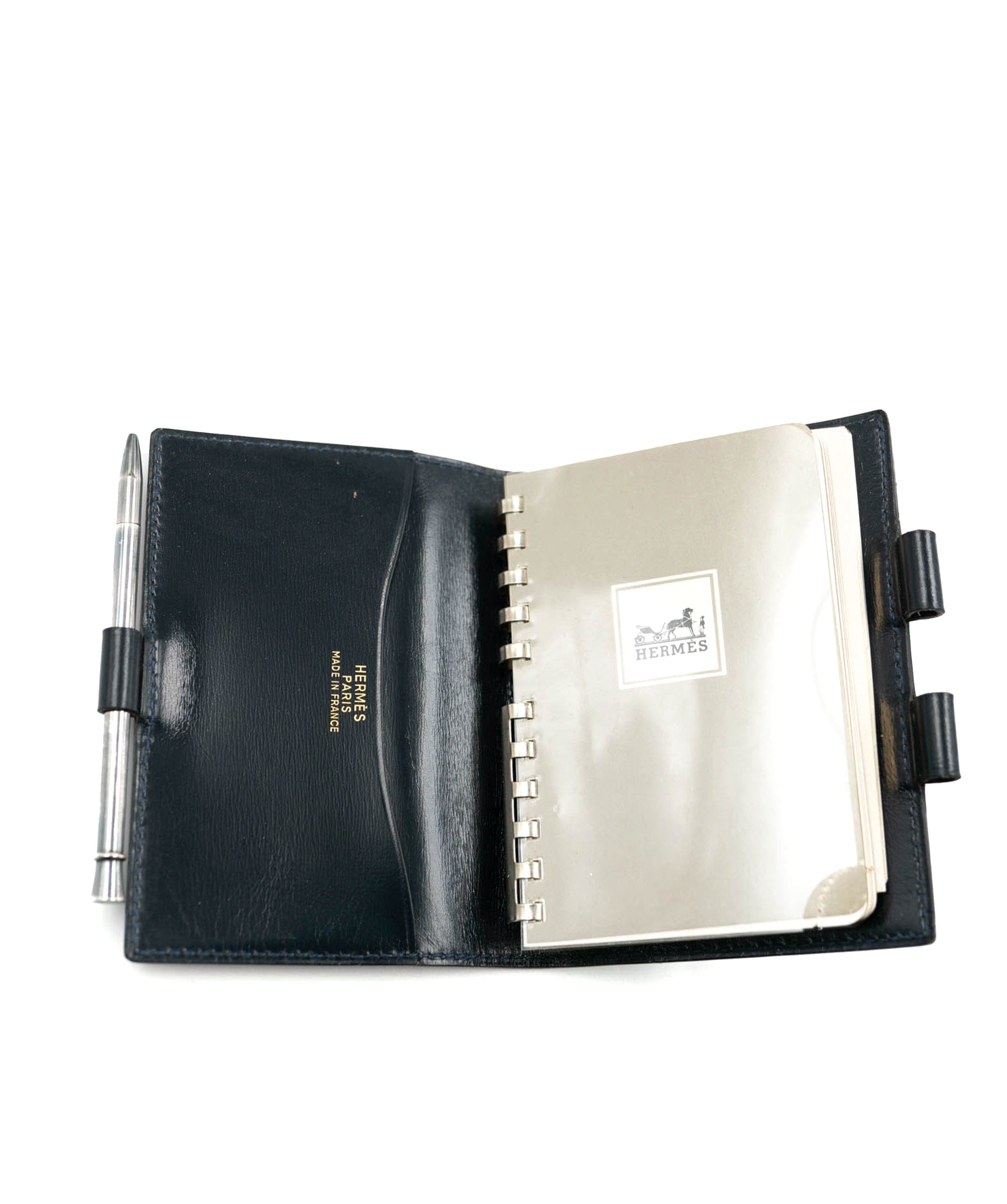 Hermès Hermès Mini Address Book Black Calf Leather - AWL3826