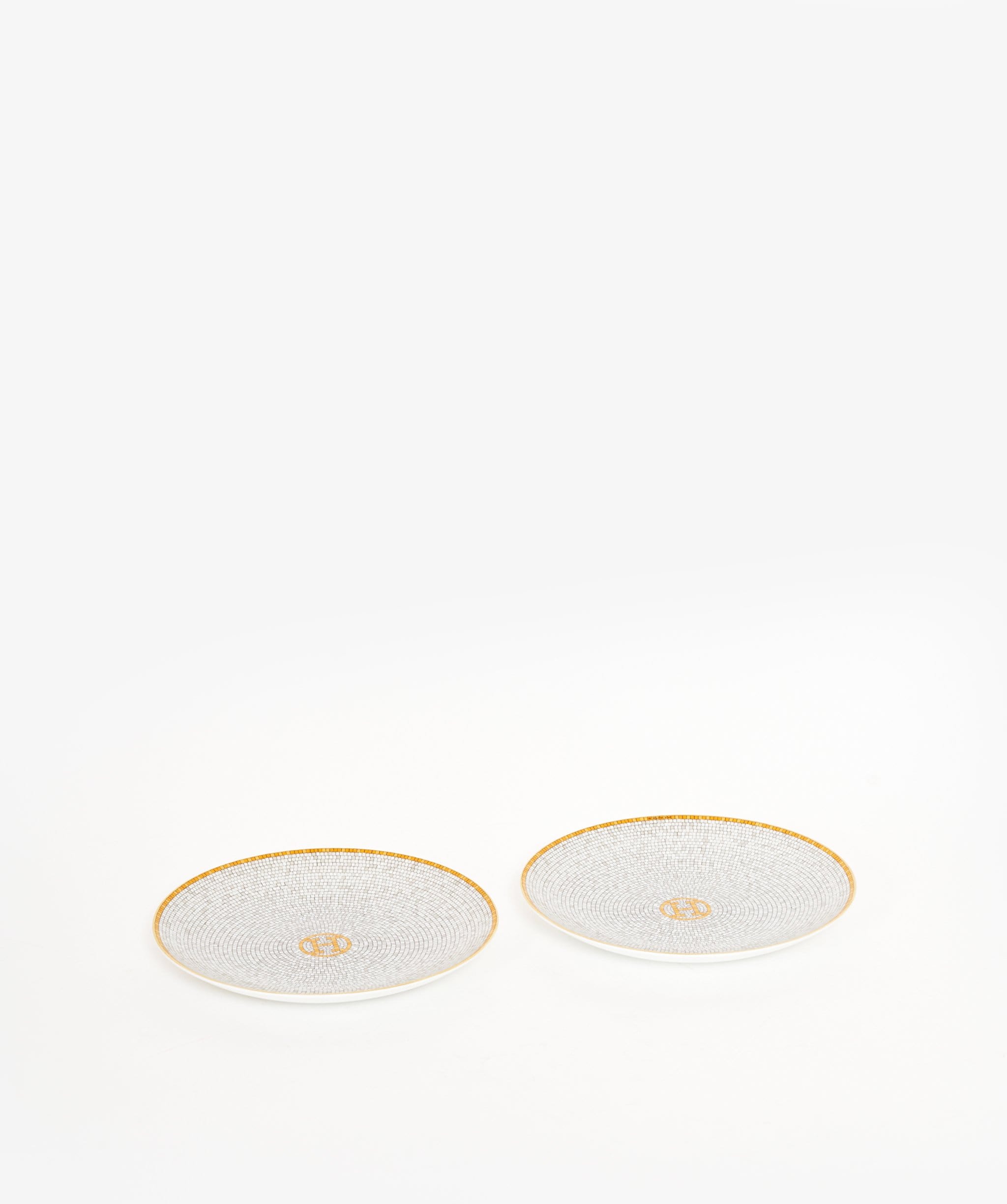 Hermès Hermes Mosaique au 24 bread and butter plate set includes two plates